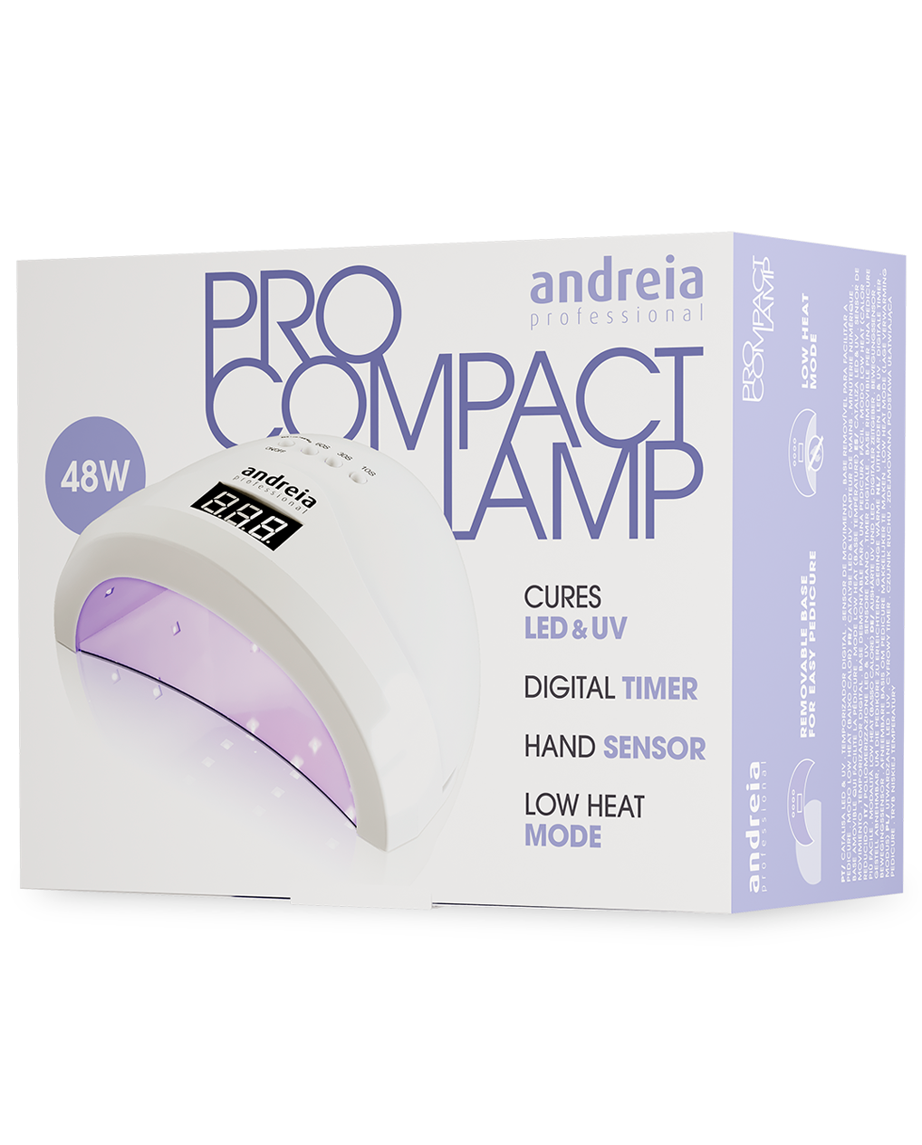 Pro Compact Lamp Lámpara LED y UV Compacta 48W Andreia Professional