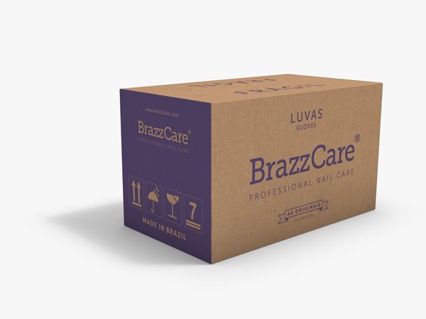 Brazzcare guantes manicura 90 unid. - tratamiento hidratante y regenerador