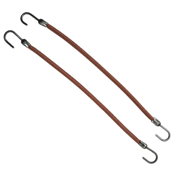 Carton 12 gomas con gancho marron