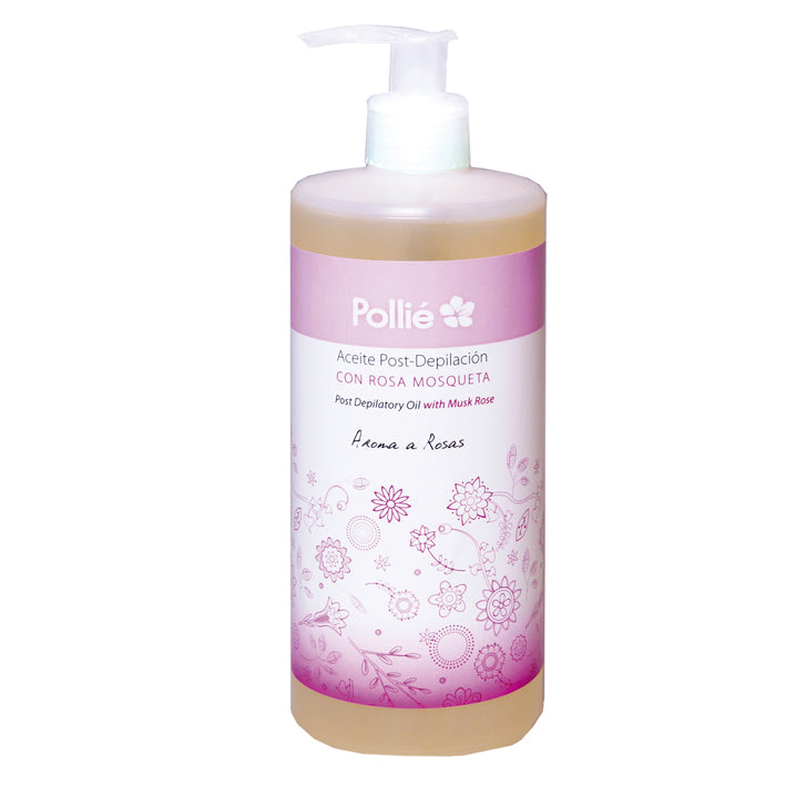 Aceite post depilación con rosa mosqueta 500 ml. Pollié