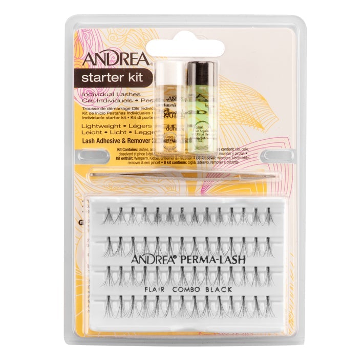 Kit pestañas individual combo negra eurostil/pollie