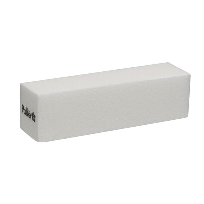 Lima bloque 4 caras 120 grit 25x25x97mm blanco pollie