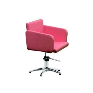 Silla de peluquería pin up rosa eurostil