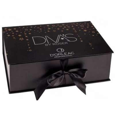 Dorleac Kit Maquillaje Divas Golden, Contiene: Iluminador Liquido Dorado, Paleta 6 Sombras, Eyeliner Negro Glitter, Lapiz Ojos Negro Y Labial Rojo Mirror