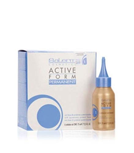 Permanente sin amoniaco cabello castigado Active Form 1 bote 75ml Salerm