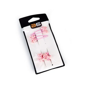 Kit Coletero + Gancho Infantil Lazo Rosa, 4 Pc