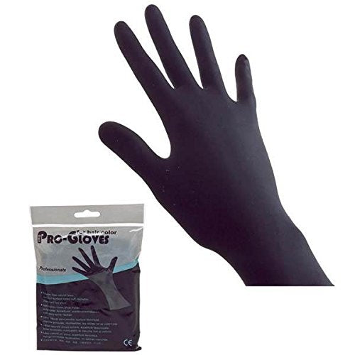 Guantes Latex Negros, Pequeños (B/2 Unid