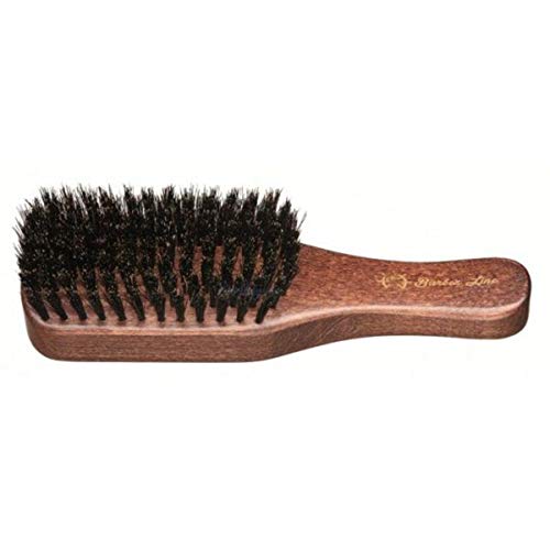 EUROSTIL Cepillo Apolo Madera Barber Line Unisex Adulto, Negro, Único