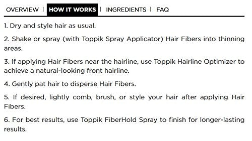 Toppik Fibras Capilares, color Marrón claro (Light brown),  55 g