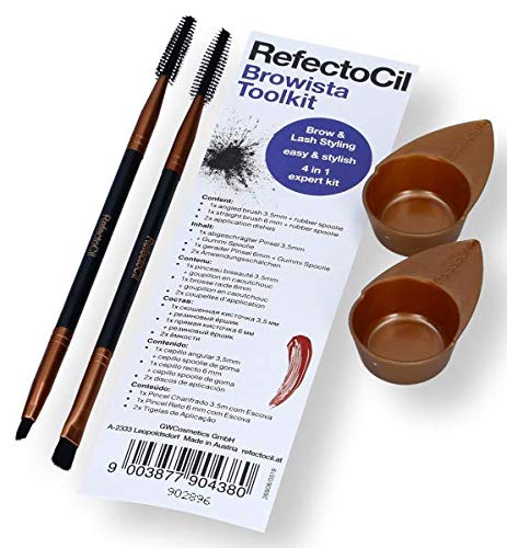 Juego Mini Jofainas Y Pinceles Refectocil