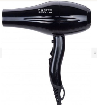 Secador de pelo twister 3900 iónica asuer group negro