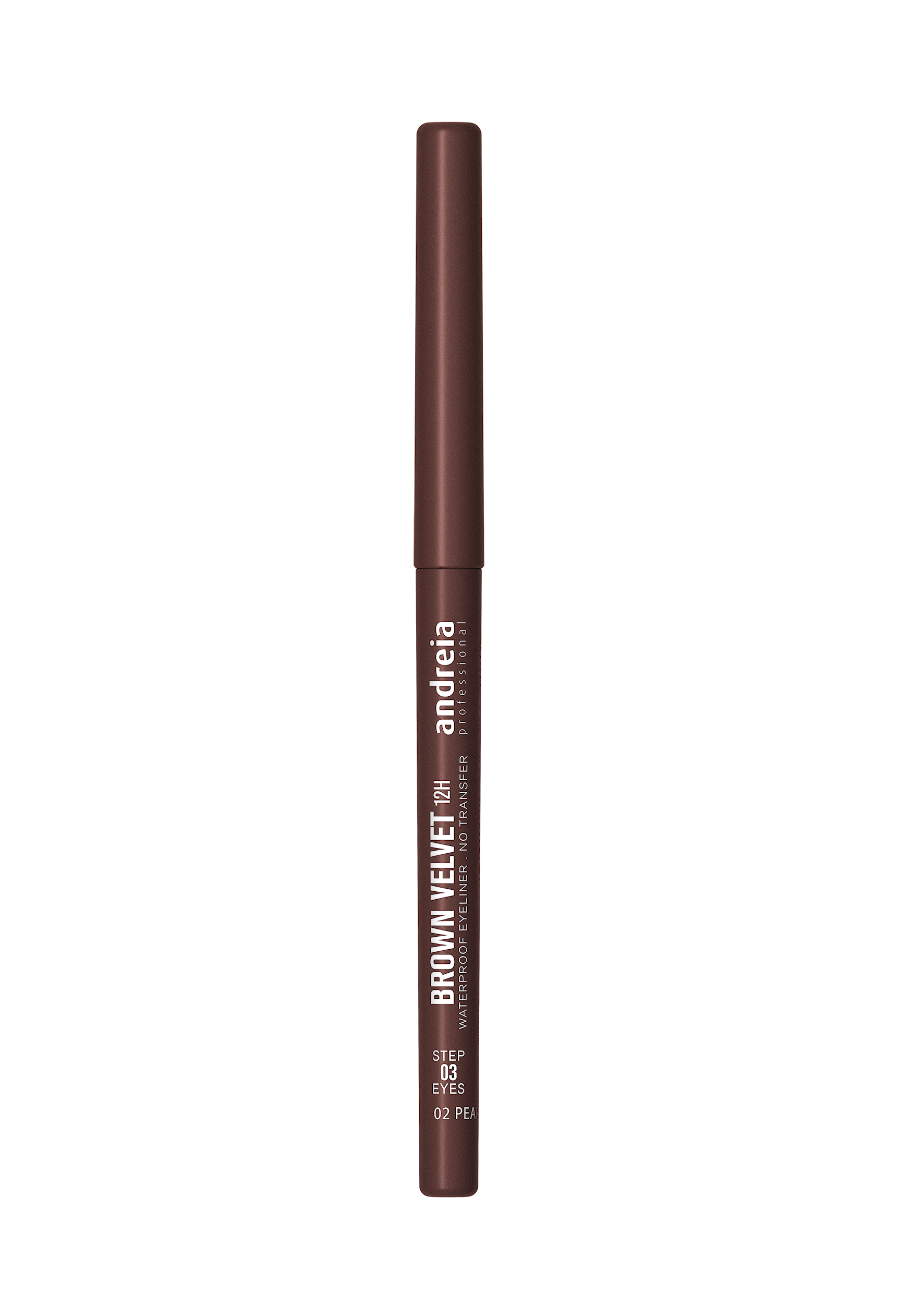 Andreia maquillaje, delineador de ojos resistente al agua Brown Velvet 12H WP