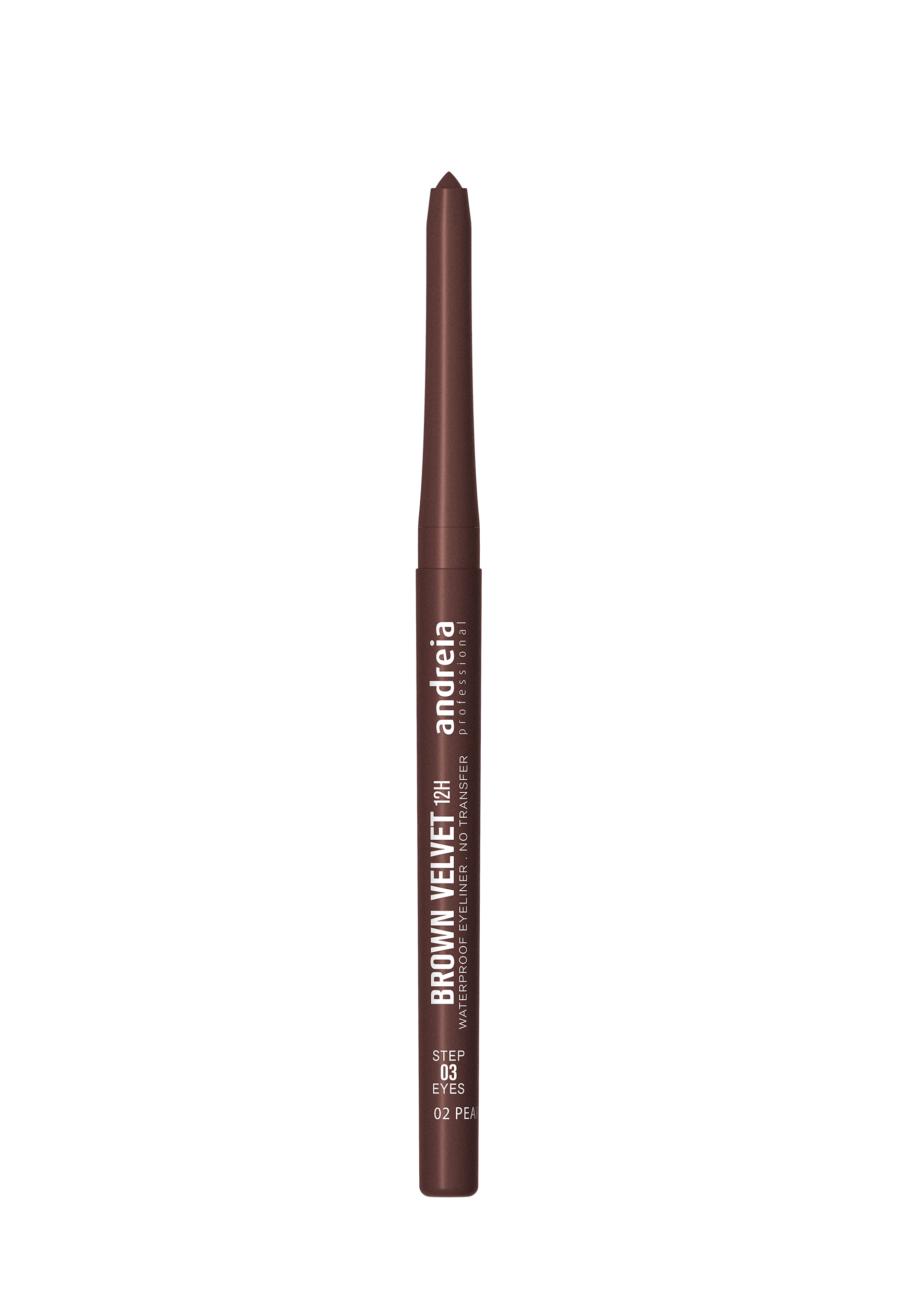 Andreia maquillaje, delineador de ojos resistente al agua Brown Velvet 12H WP