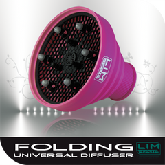 Lim hair Difusor universal plegable de silicona fuchsia