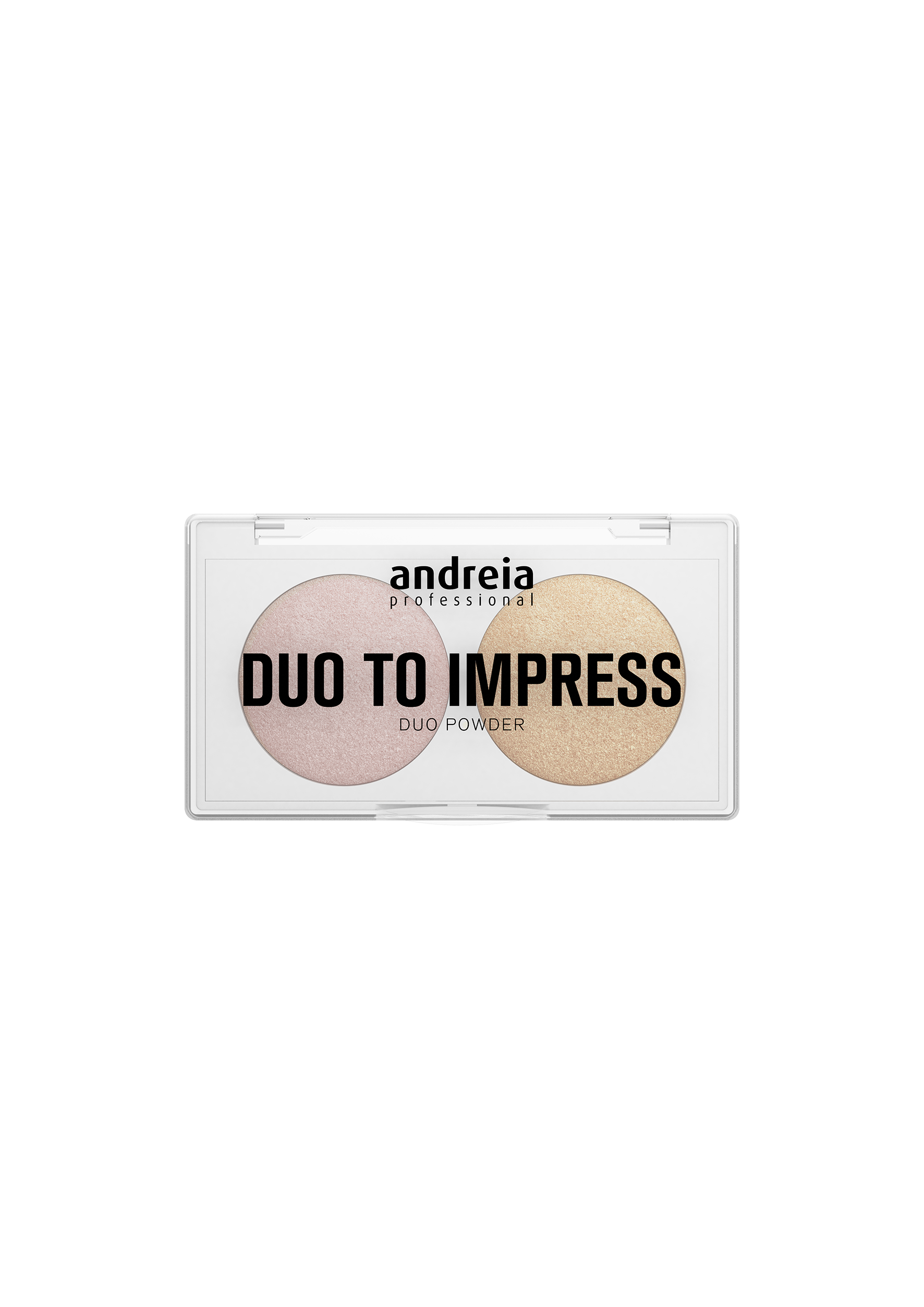 Andreia maquillaje,  iluminador en polvo DUO TO IMPRESS - Powder Highlighter