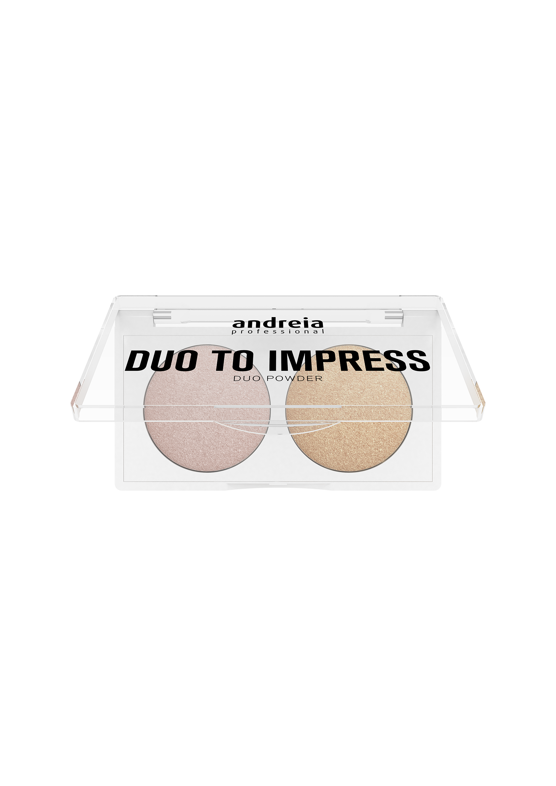 Andreia maquillaje,  iluminador en polvo DUO TO IMPRESS - Powder Highlighter