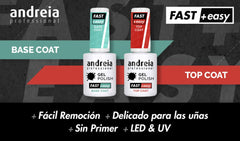 Andreia esmaltes fast + easy base coat 10,5ml