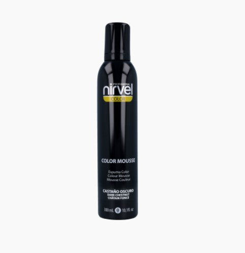 Espuma color mousse Castaño oscuro 300ml nirvel