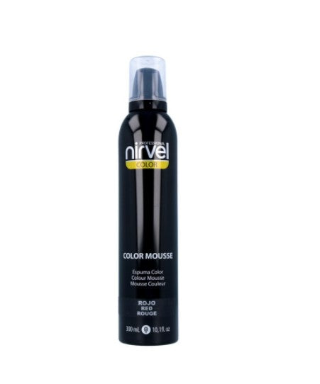 Espuma color mousse rojo 300ml nirvel