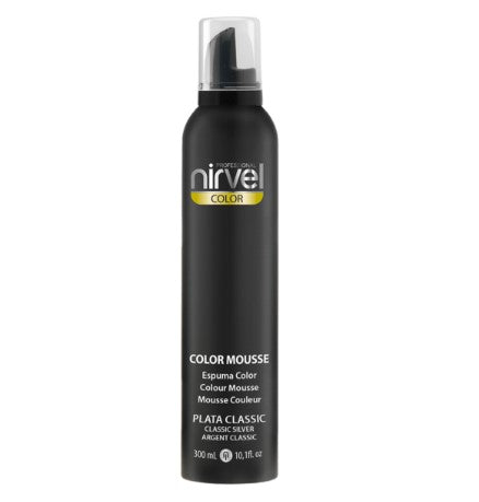 Espuma color mousse Plata classic 300ml nirvel