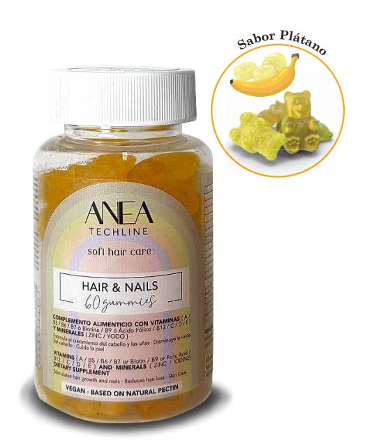 Gummies Hair Growth pack, potenciador del crecimiento del cabello y uñas