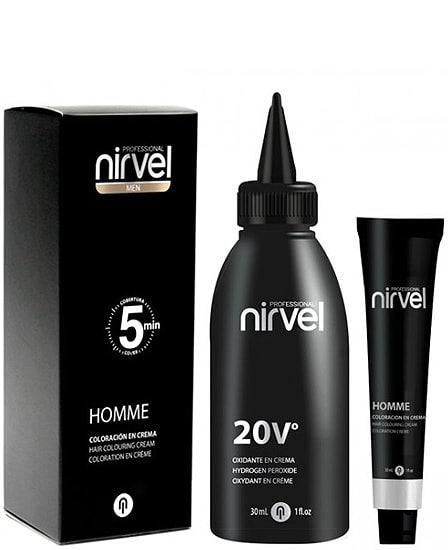 Tinte para hombres nirvel homme ct7 marrón claro