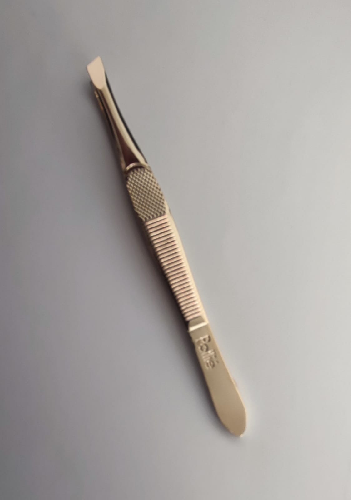 PINZA DEPILAR 9 CM.DORADA P/RECTA