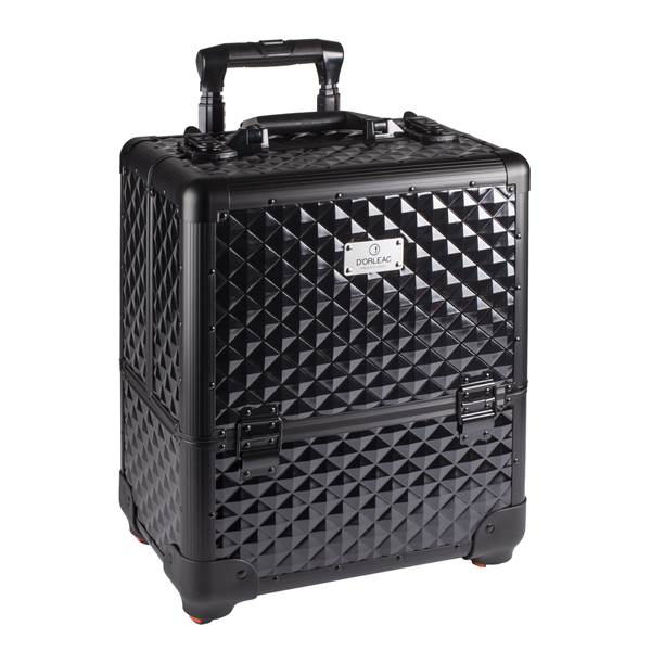 Maletin D'orleac Mediano Con Carro Negro