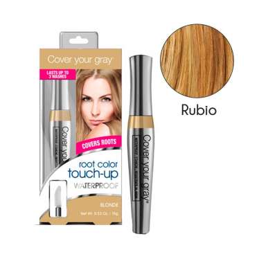 TP-CUBRE CANAS RAIZ RUBIO  WATERPROF 15GR C86620RU COVER YOUR GRAY ROOT COLOR TOUCH-UP RETOQUE DE RAICES RESISTENTE AL AGUA 15G RUBIO - Hair shop