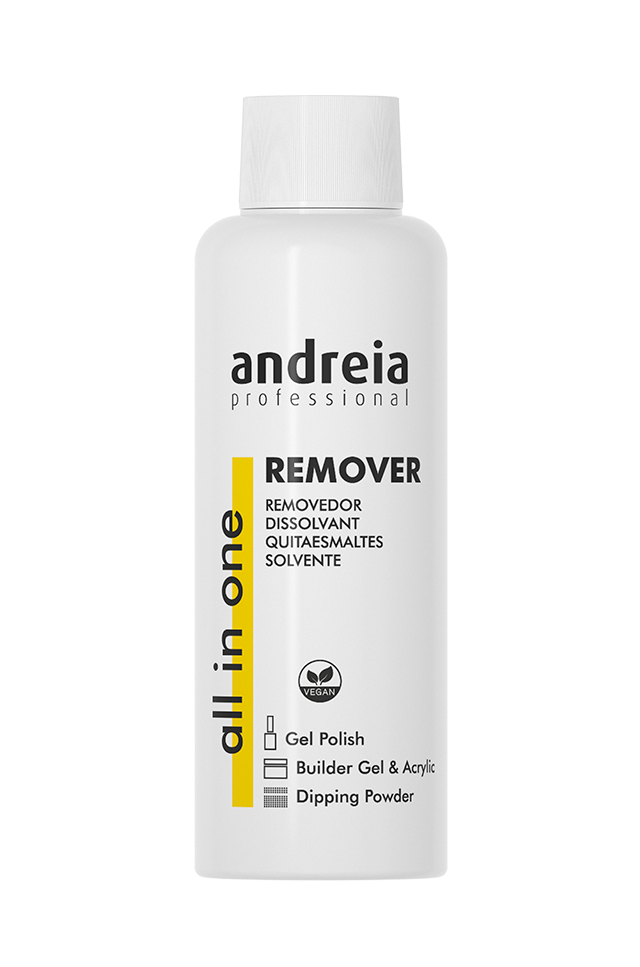 Andreia esmaltes all in one remover / quitaesmalte 100% vegano 100ml
