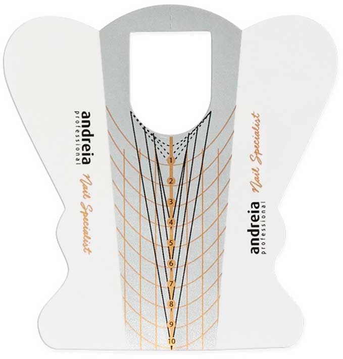 Andreia moldes Insane Xl nail forms 250 unidades