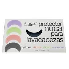 PROTECTOR CUELLO SILICONA NEGRO PARA LAVACABEZAS PELUQUERÍA EUROSTIL - Hair shop