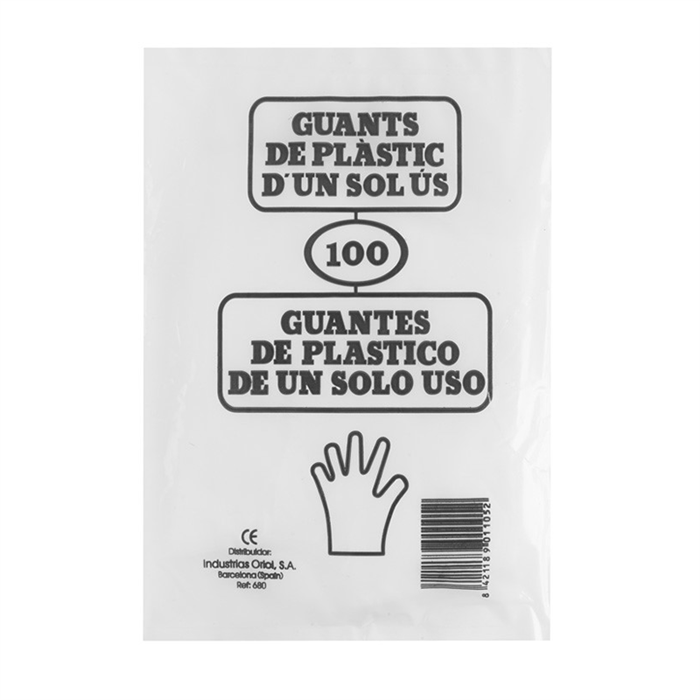 BOLSA 100 GUANTES UN SOLO USO EUROSTIL - Hair shop