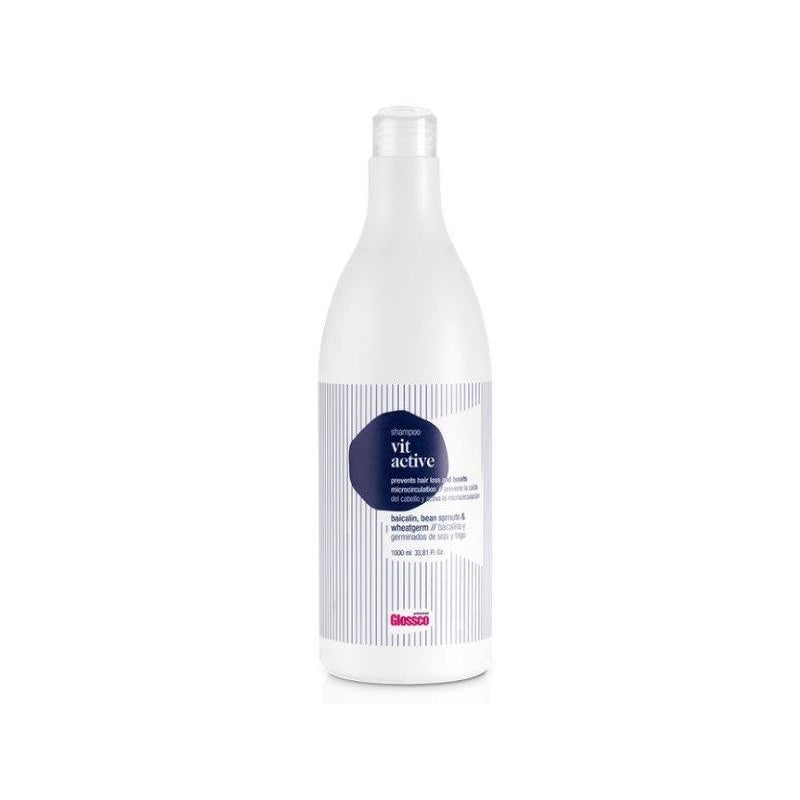 Champú anticaída glossco y ayuda al crecimiento 1000 ML . Champú anticaída mujer revitalizante, unisex