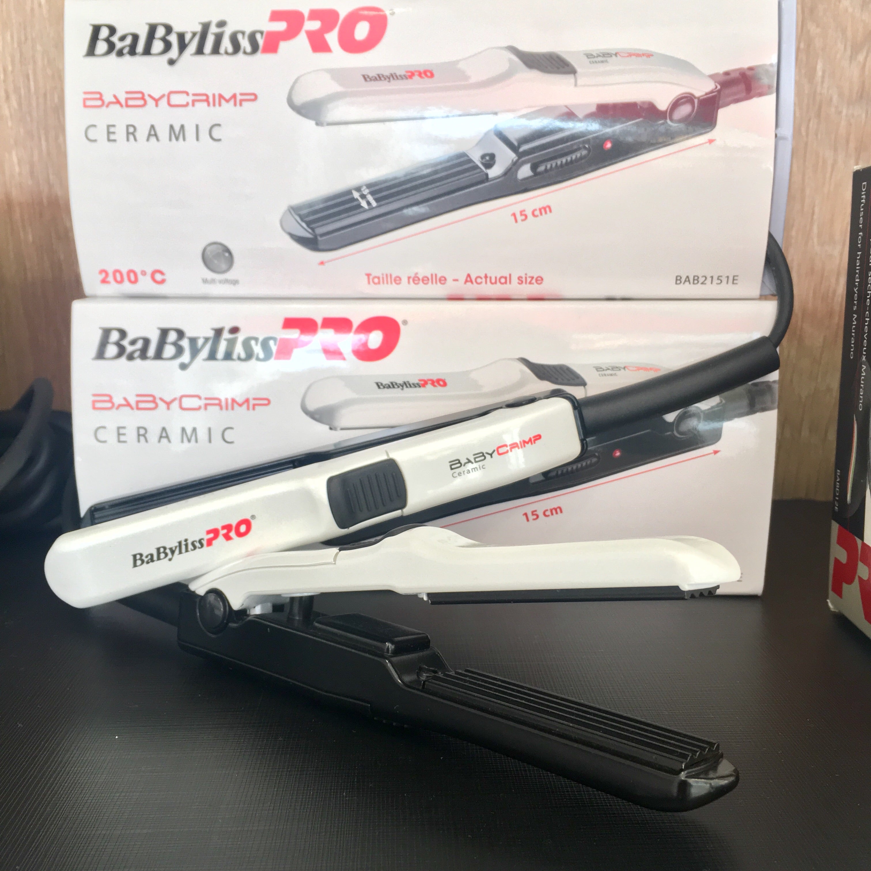 TP-Plancha Babycrimp de frisar mini nanocerámica Babyliss Pro - Hair shop
