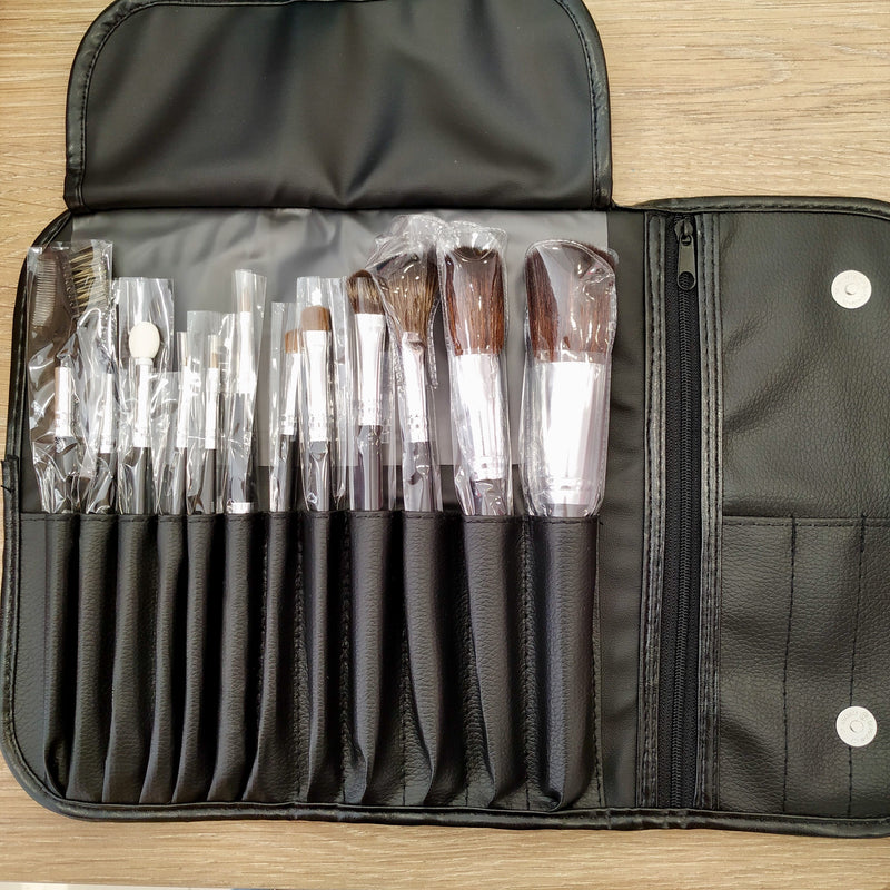 TP-SET / MANTA 12 PINCELES COSMETICA POLLIE PROFESIONAL - Hair shop