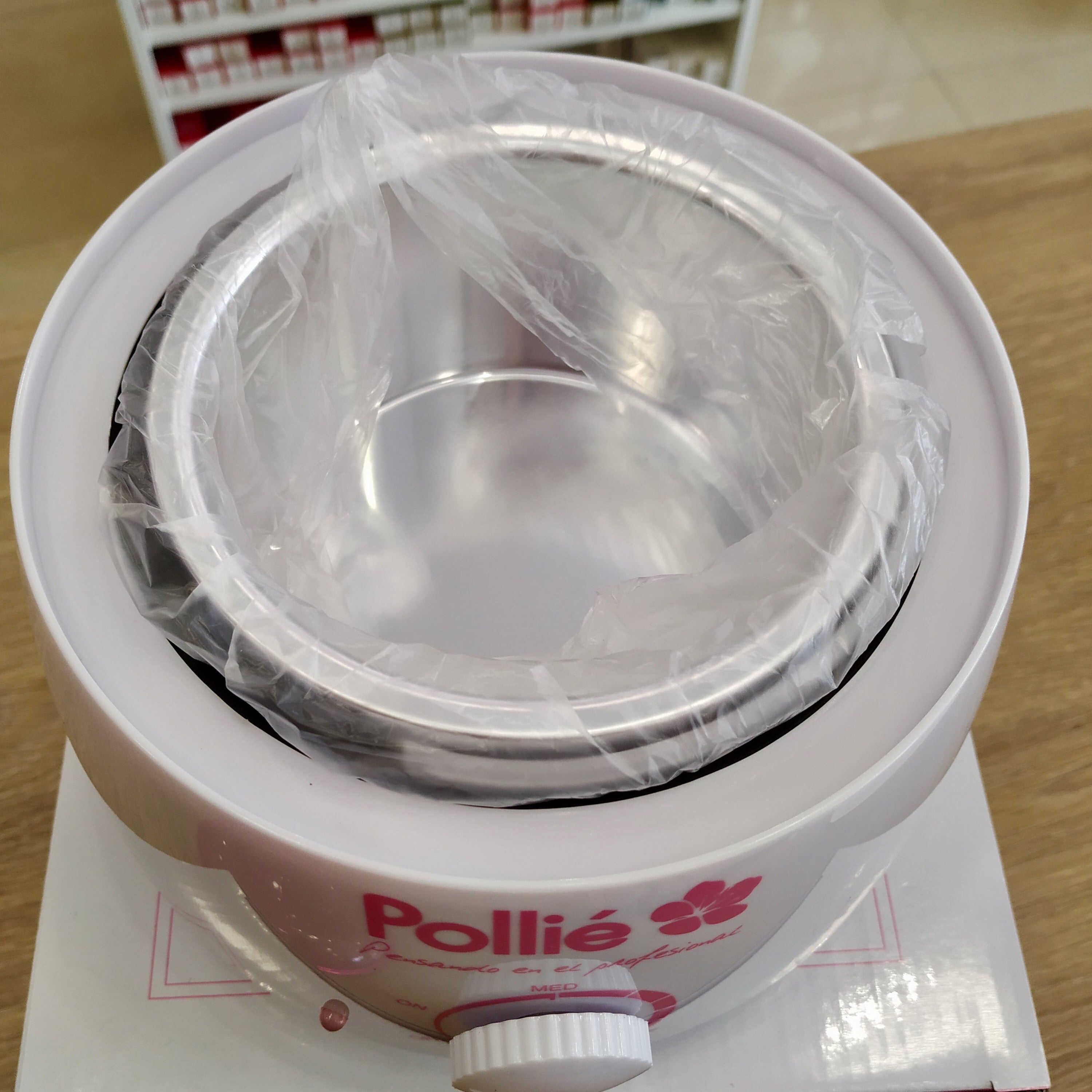 Fusor cera con cazoleta 450ml pollie
