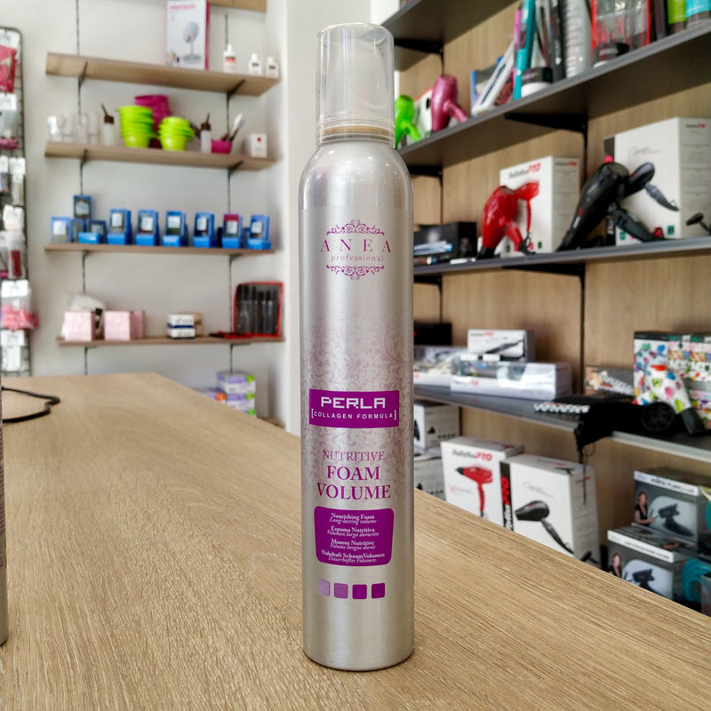 TP-Espuma Media nutritiva volumen larga duración. 300ml. Anea,perla egalle, Tech line - Hair shop