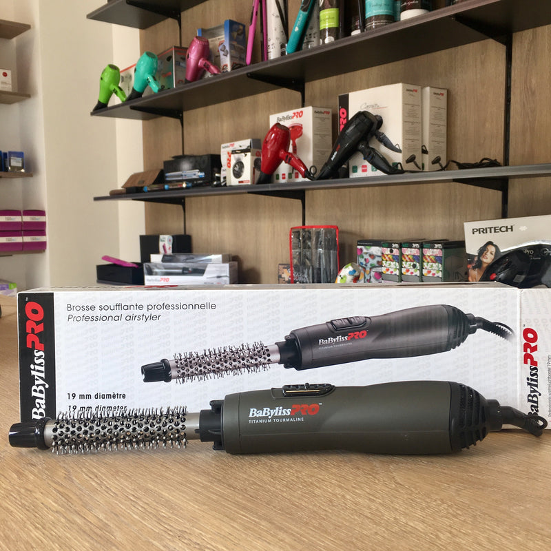 TP-BABYLISS PRO CEPILLO DE AIRE TITANIO TURMALINA 19MM 700W - Hair shop