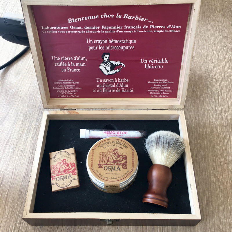 PVP-SET / KIT / PACK Vintage de Afeitado,Alumbre Osma - Hair Shop