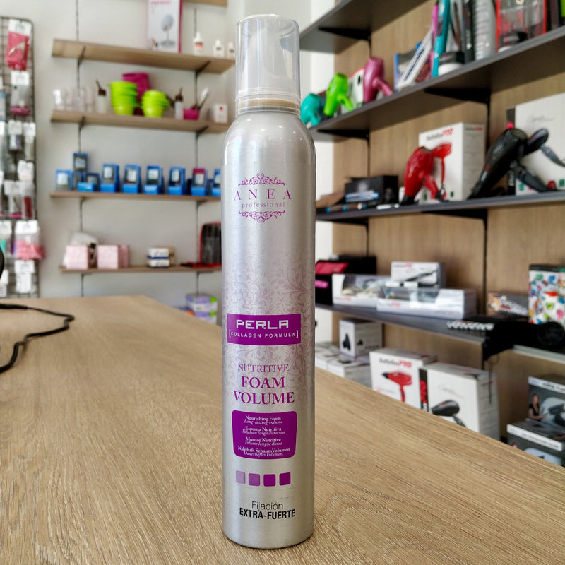 TP-Espuma Extra Fuerte -nutritiva volumen larga duración. 300ml. Anea perla,egalle, Tech line - Hair shop