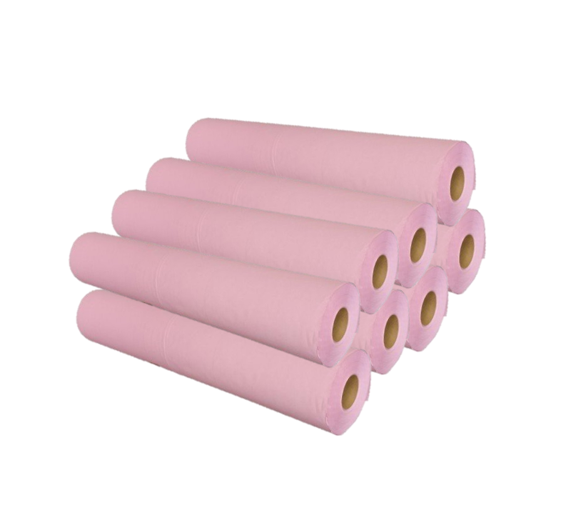 Rollo de Papel Camilla De Color 1 Capa 1,5 kilos 70mts aprox - 8 rollos