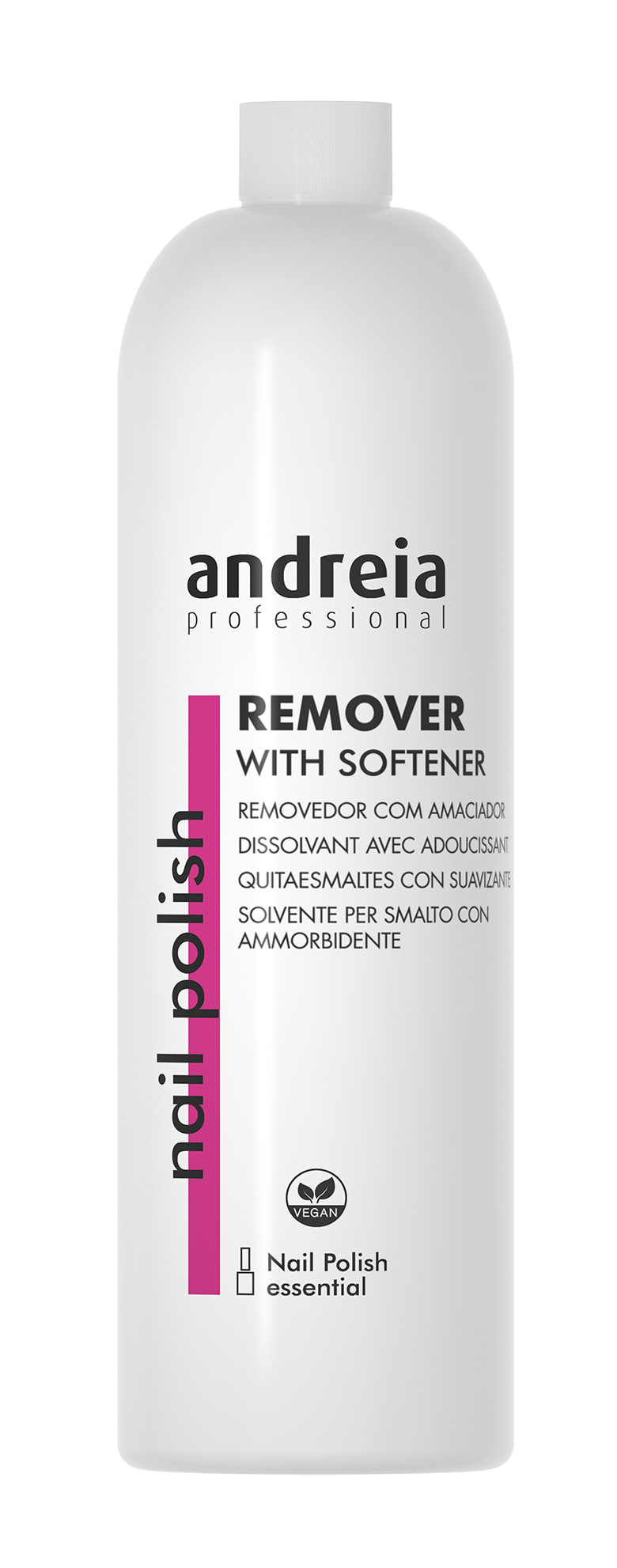 Andreia esmaltes quita esmalte con acondicionador 1000ml essentials