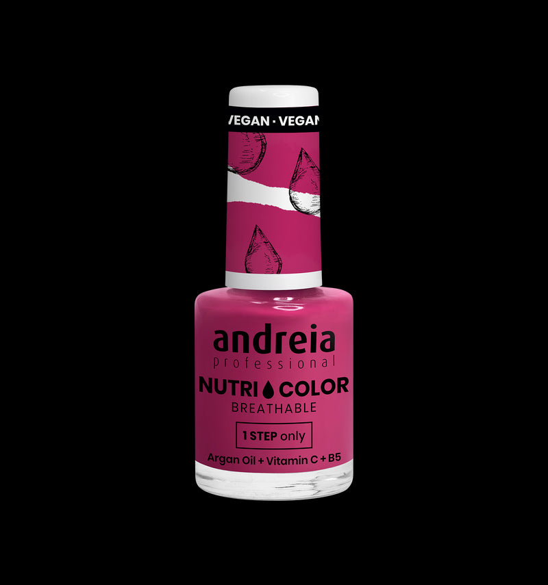 Andreia esmaltes, Nutricolor esmalte permeable fortalecedor y nutritivo, sin lámpara, 10,5 ml , Color NC36