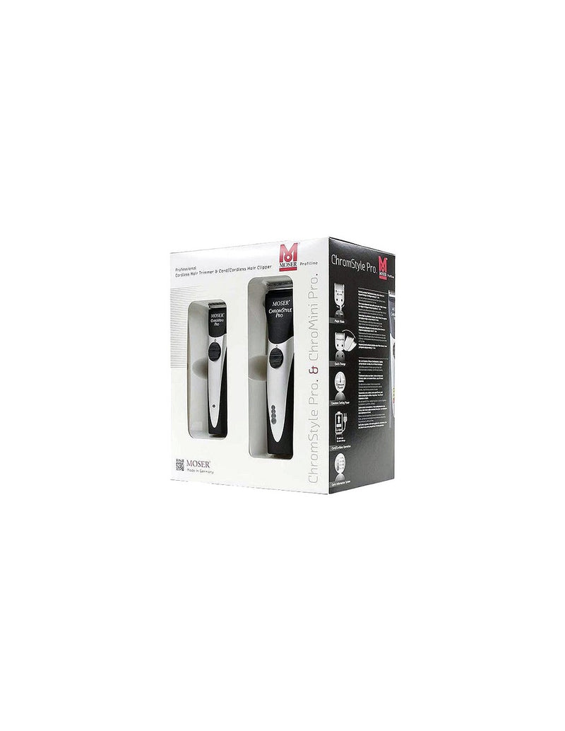Pack cortapelos moser chromstyle + chromini negras
