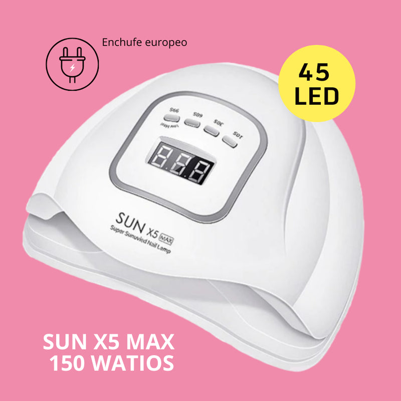 Lámpara de uñas profesional SUN X5 MAX 150W, lámpara led secador de uñas, led uv
