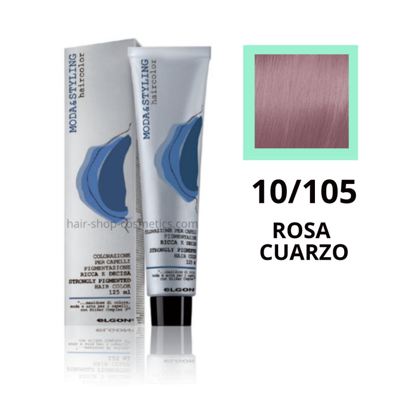 Tinte elgon profesional moda styling, Tonalizadores 10/105 ROSA CUARZO 125 ml