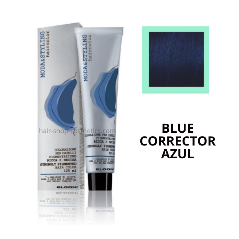 Tinte elgon profesional moda styling, Correctores BLU MATIZADOR  AZUL 125 ml