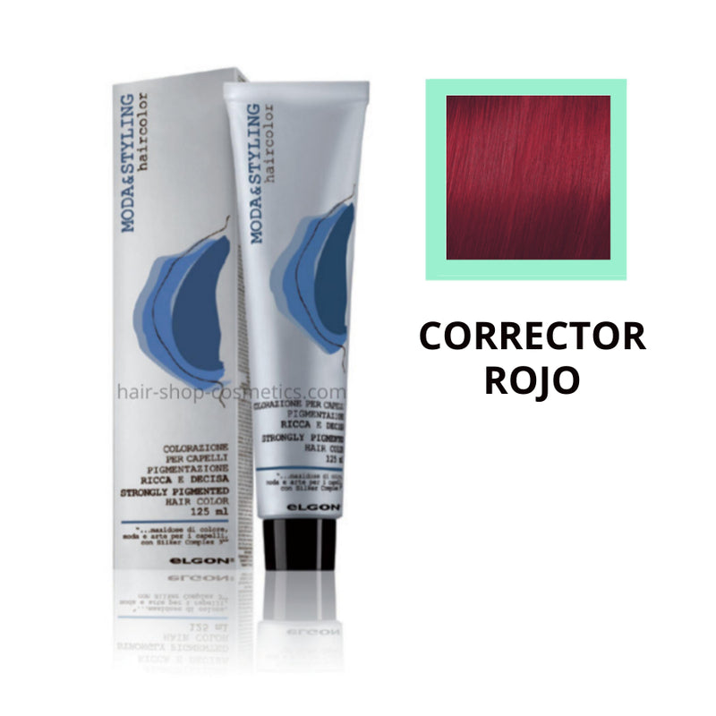 Tinte elgon profesional moda styling, Correctores ROJO CORRECTOR 125 ml