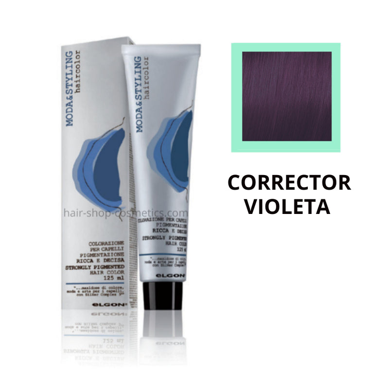 Tinte elgon profesional moda styling, Correctores VIOLETA CORRECTOR 125 ml